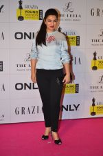 Tisca Chopra at Grazia Young awards red carpet in Mumbai on 13th April 2014